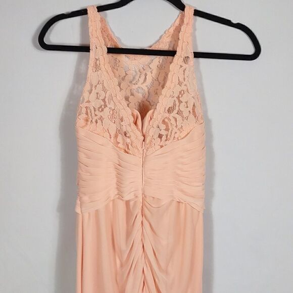 David's Bridal Lace Formal Dress - Picture 5 of 8